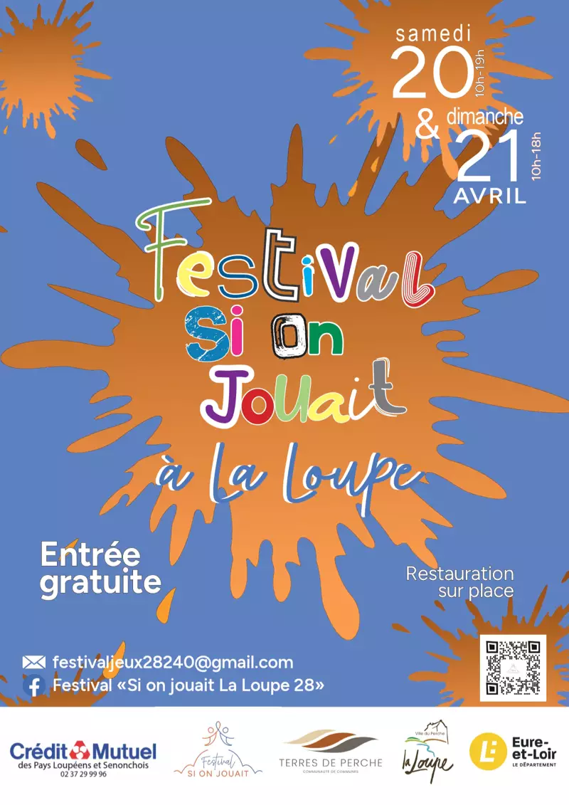 Affiche officielle Si on jouait à La Loupe 2024