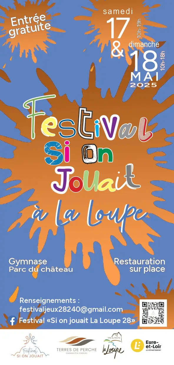 Official poster Si on jouait à La Loupe 2025