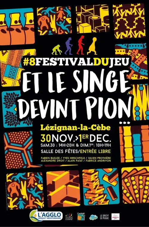 Affiche officielle Et le singe devint pion 2022
