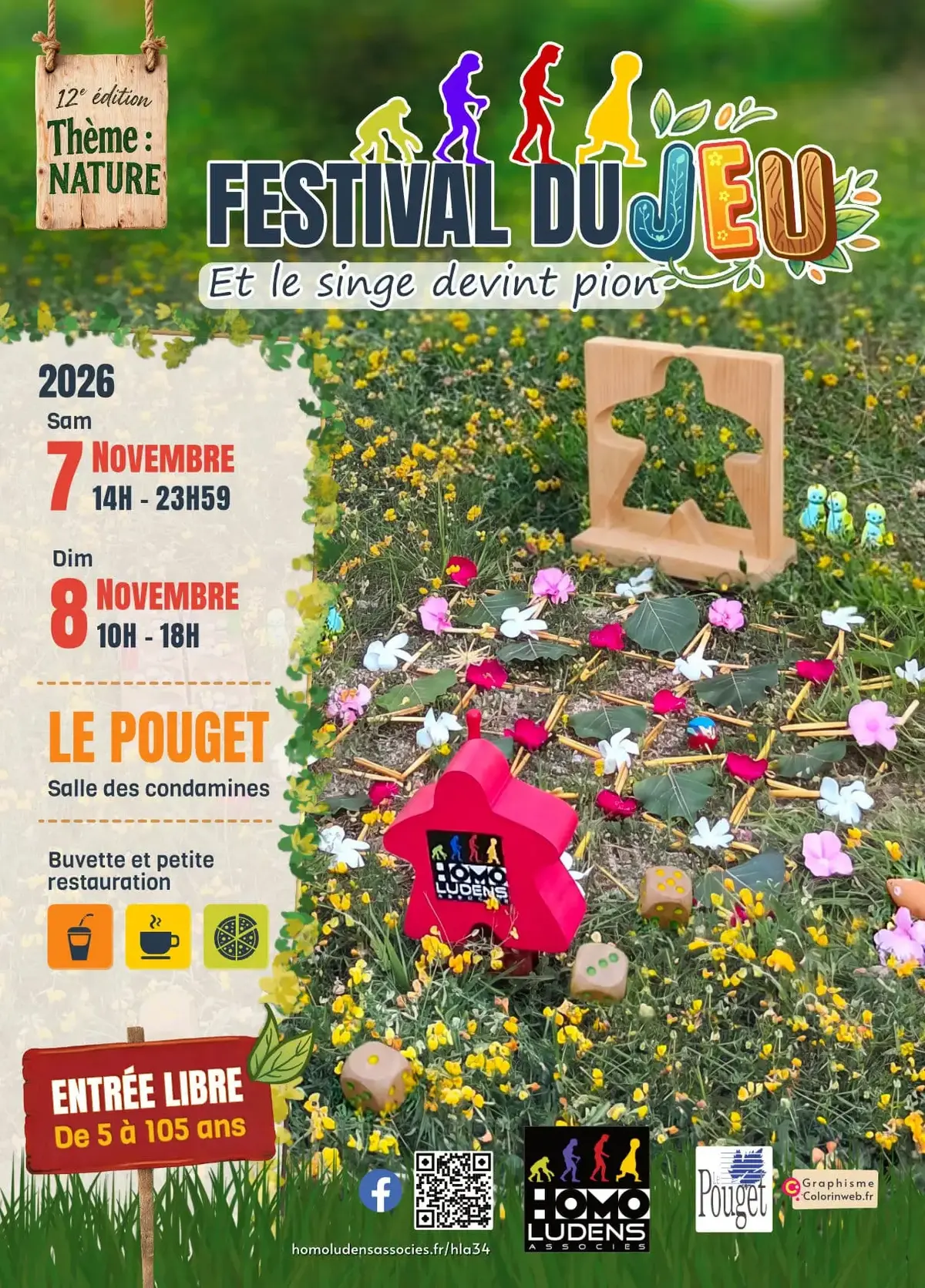 Affiche officielle Et le singe devint pion 2026