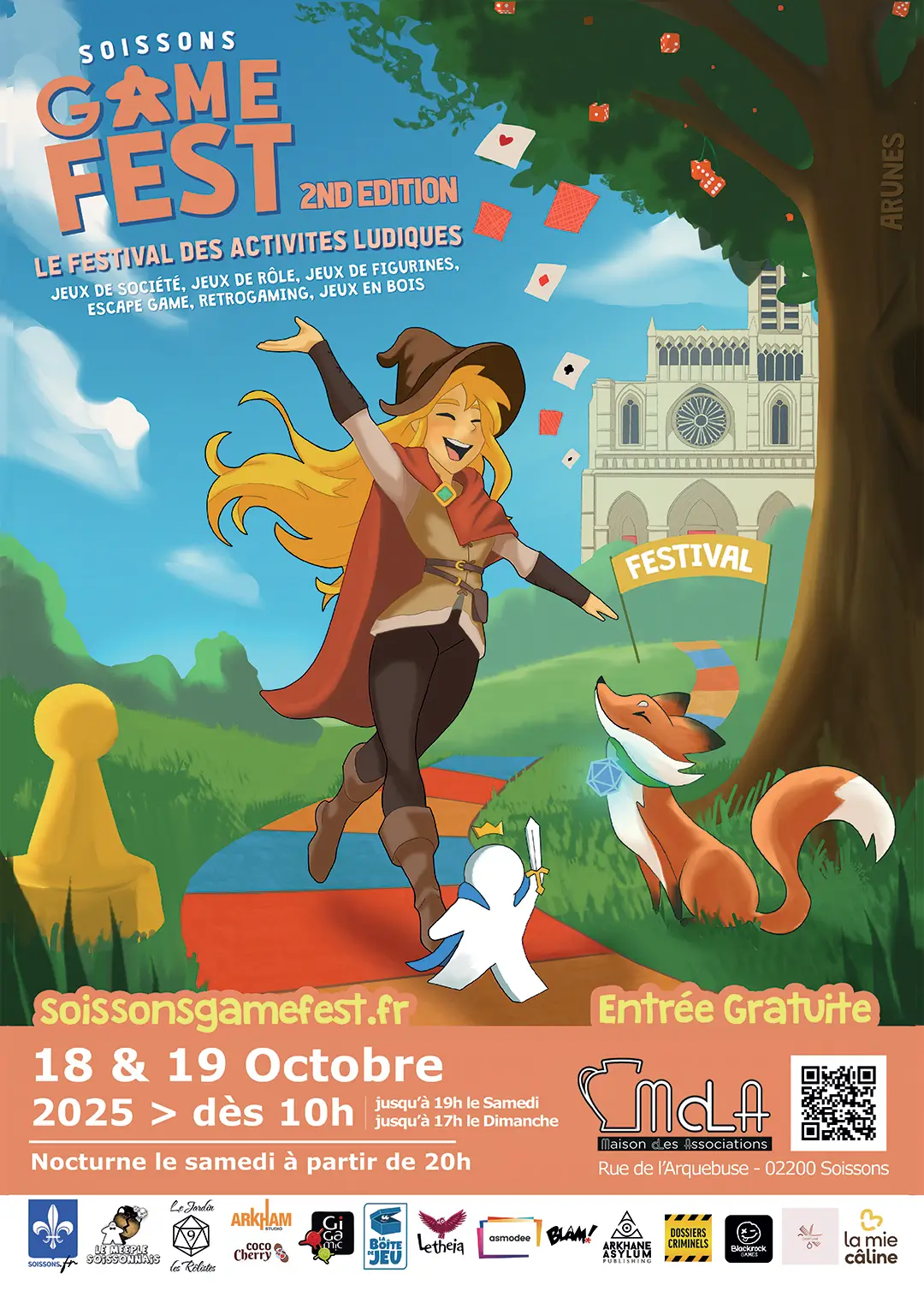 Affiche officielle Soissons Game Fest 2025