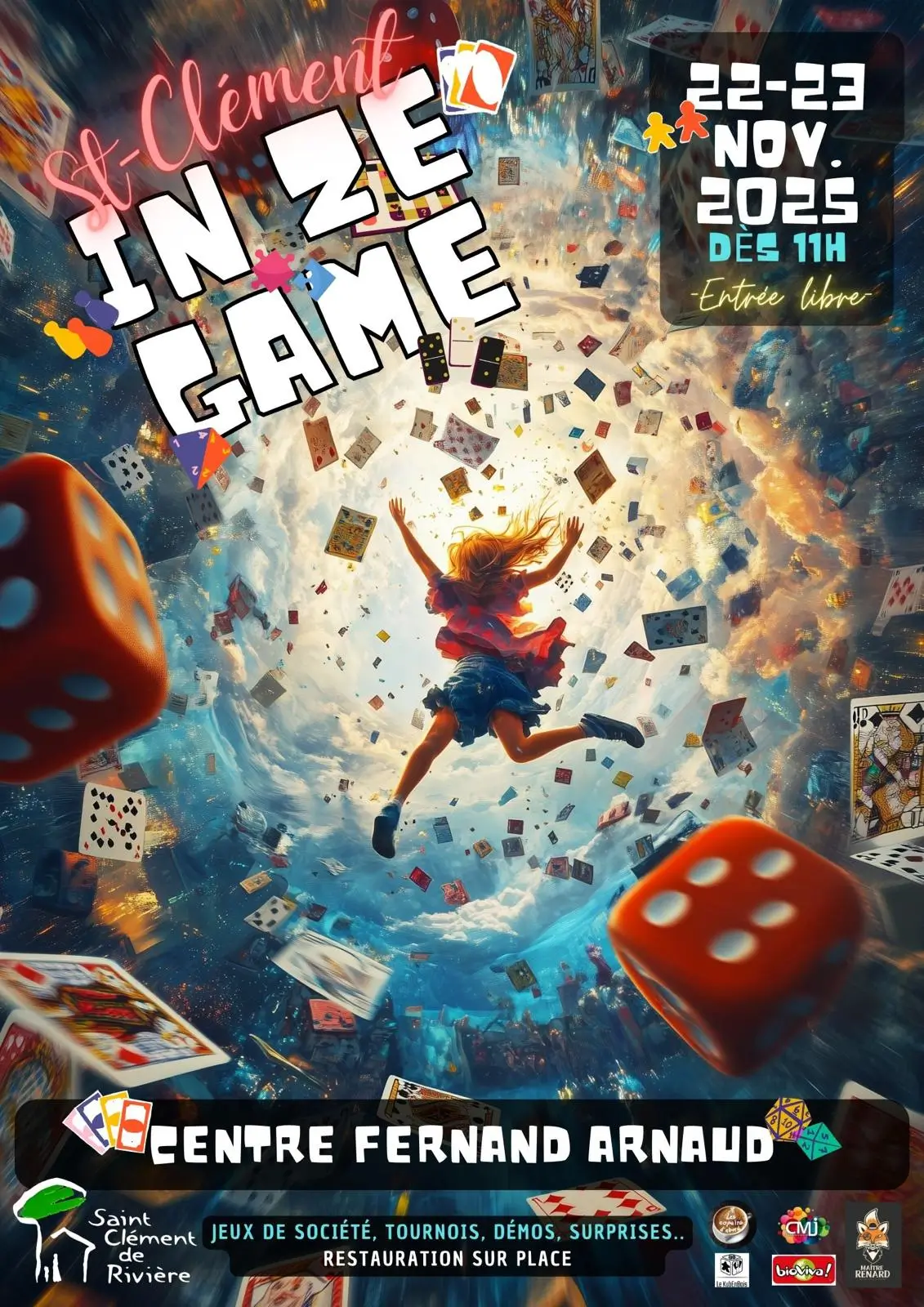 Affiche officielle St-Clément in Ze Game 2025