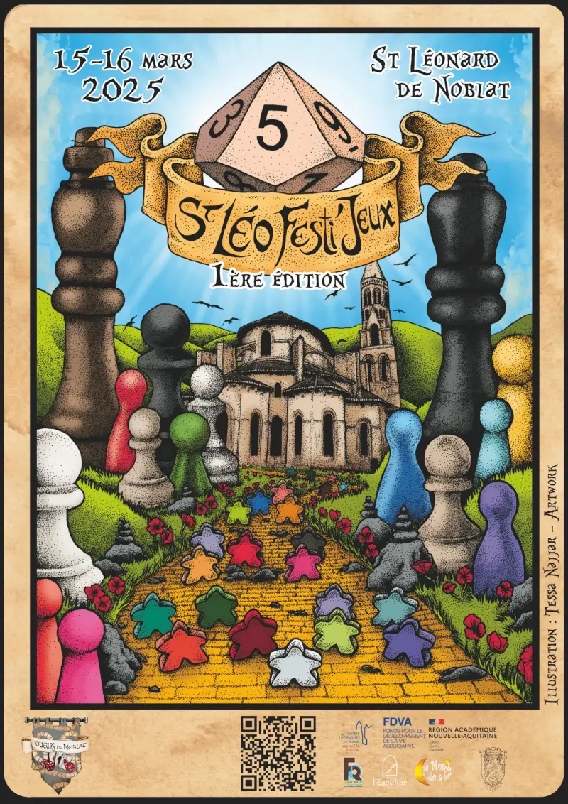 Affiche officielle St-Léo Festi'Jeux 2025
