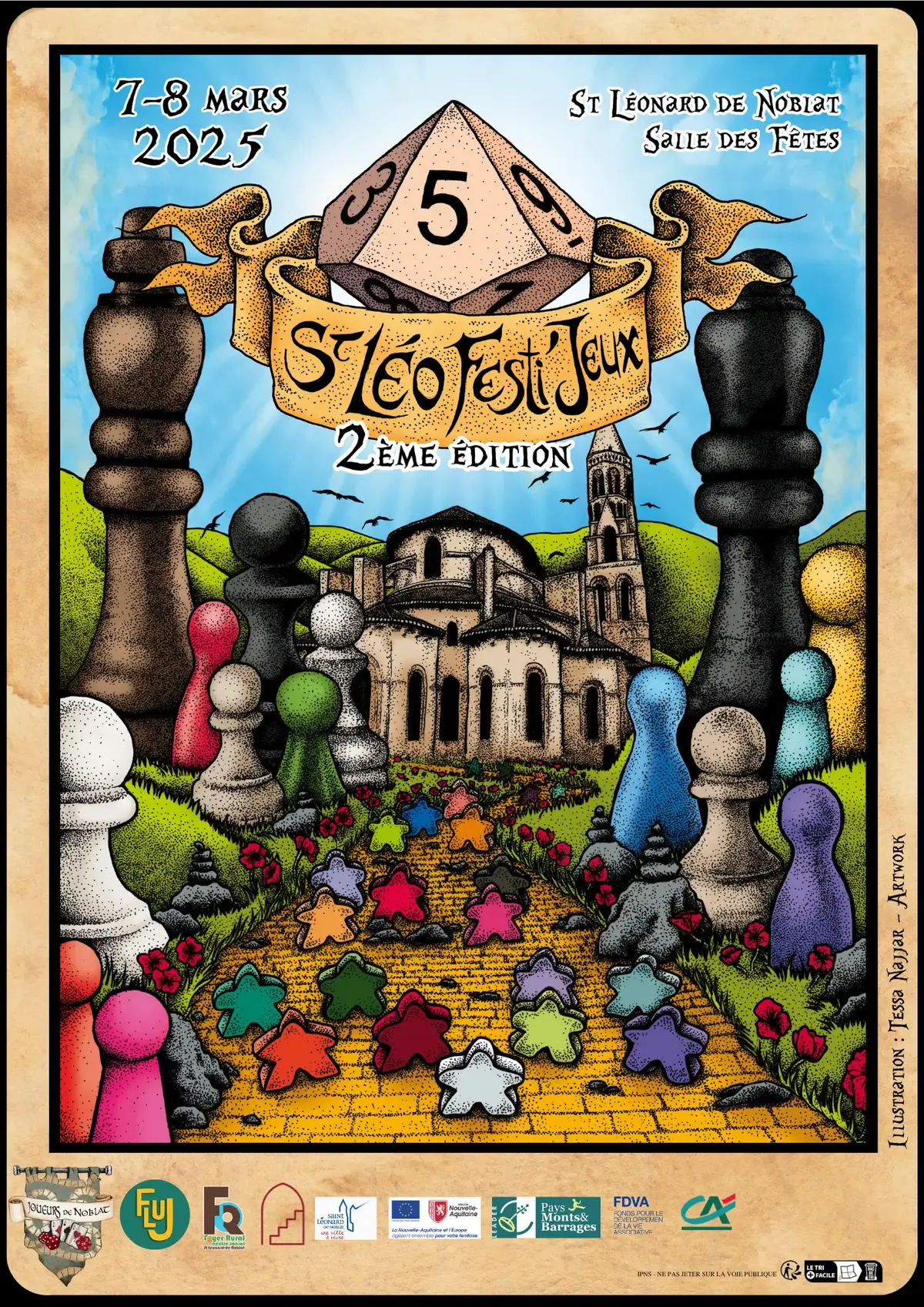 Official poster St-Léo Festi'Jeux 2026