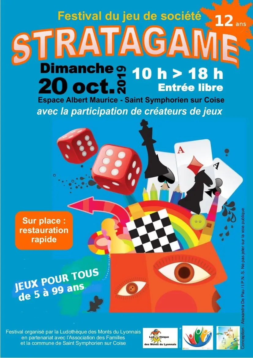 Affiche officielle Stratagame 2019