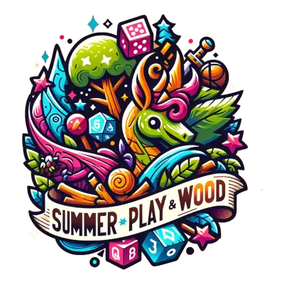 Logo Summer play & wood Fest. 2024