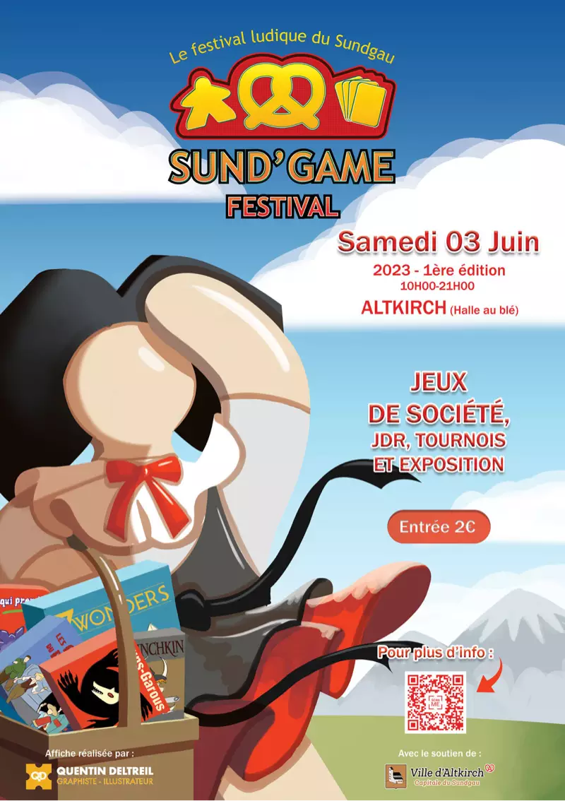 Affiche officielle Sund'Game Festival 2023
