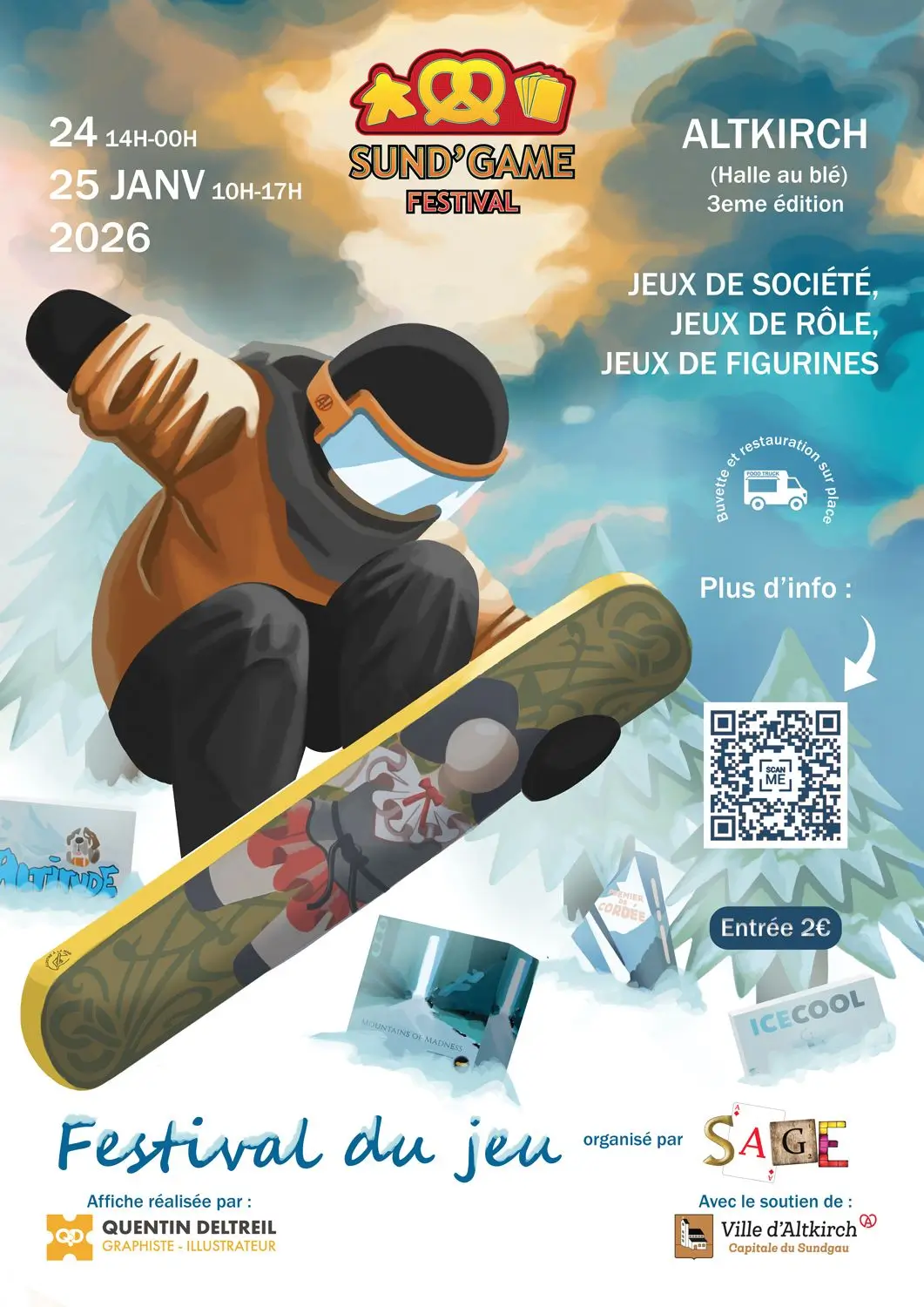 Affiche officielle Sund'Game Festival 2026