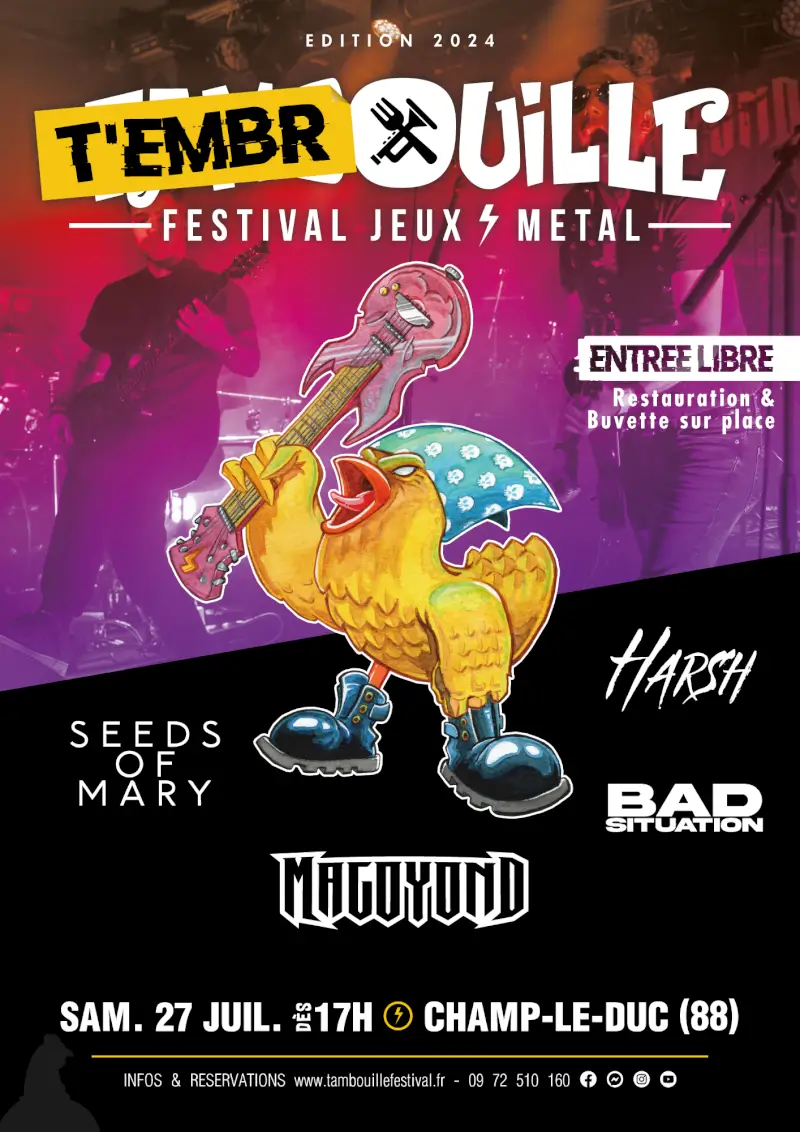 Official poster T'embrouille Festival 2024