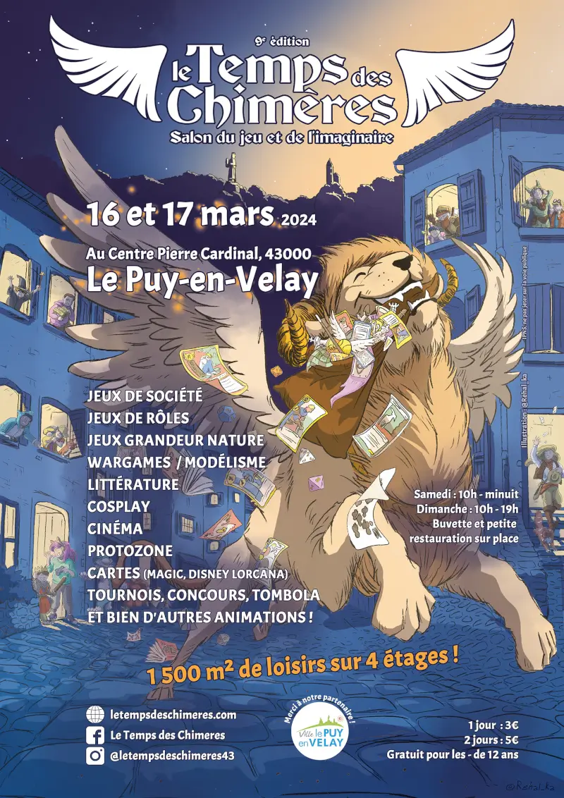 Official poster Le Temps des Chimères 2024