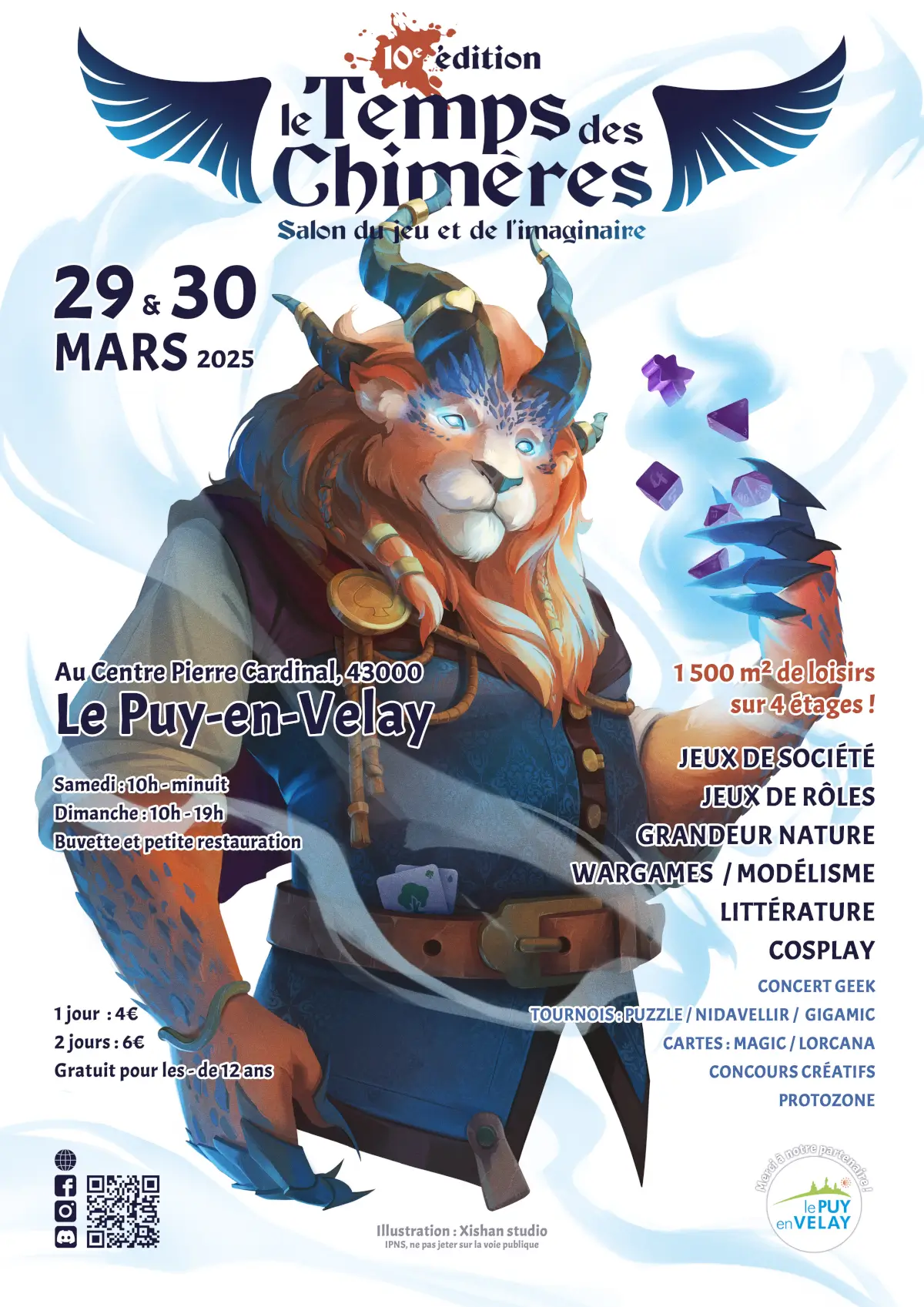 Affiche officielle Le Temps des Chimères 2025