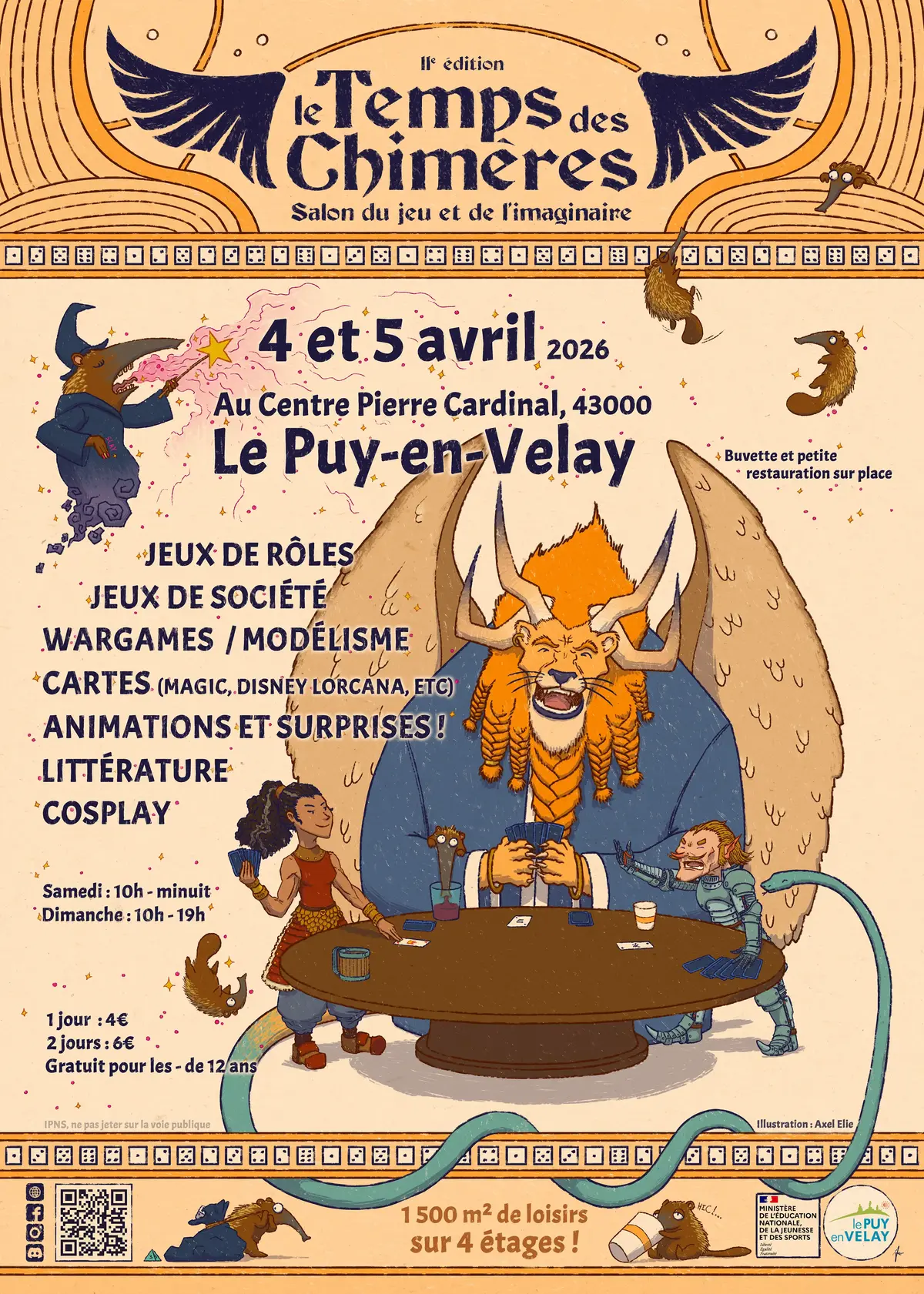 Affiche officielle Le Temps des Chimères 2026