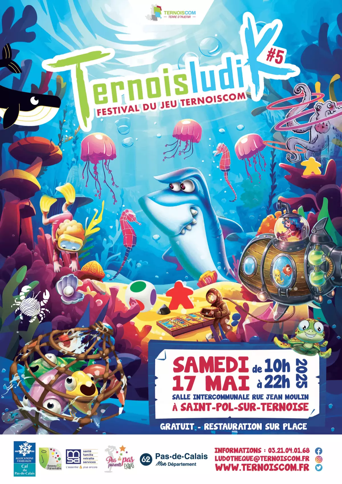 Affiche officielle Ternoisludik 2025