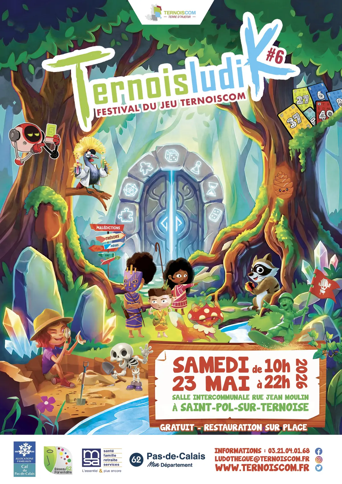 Affiche officielle Ternoisludik 2026