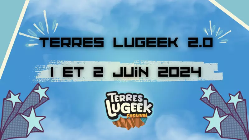 Affiche officielle Terres Lugeek Festival 2024