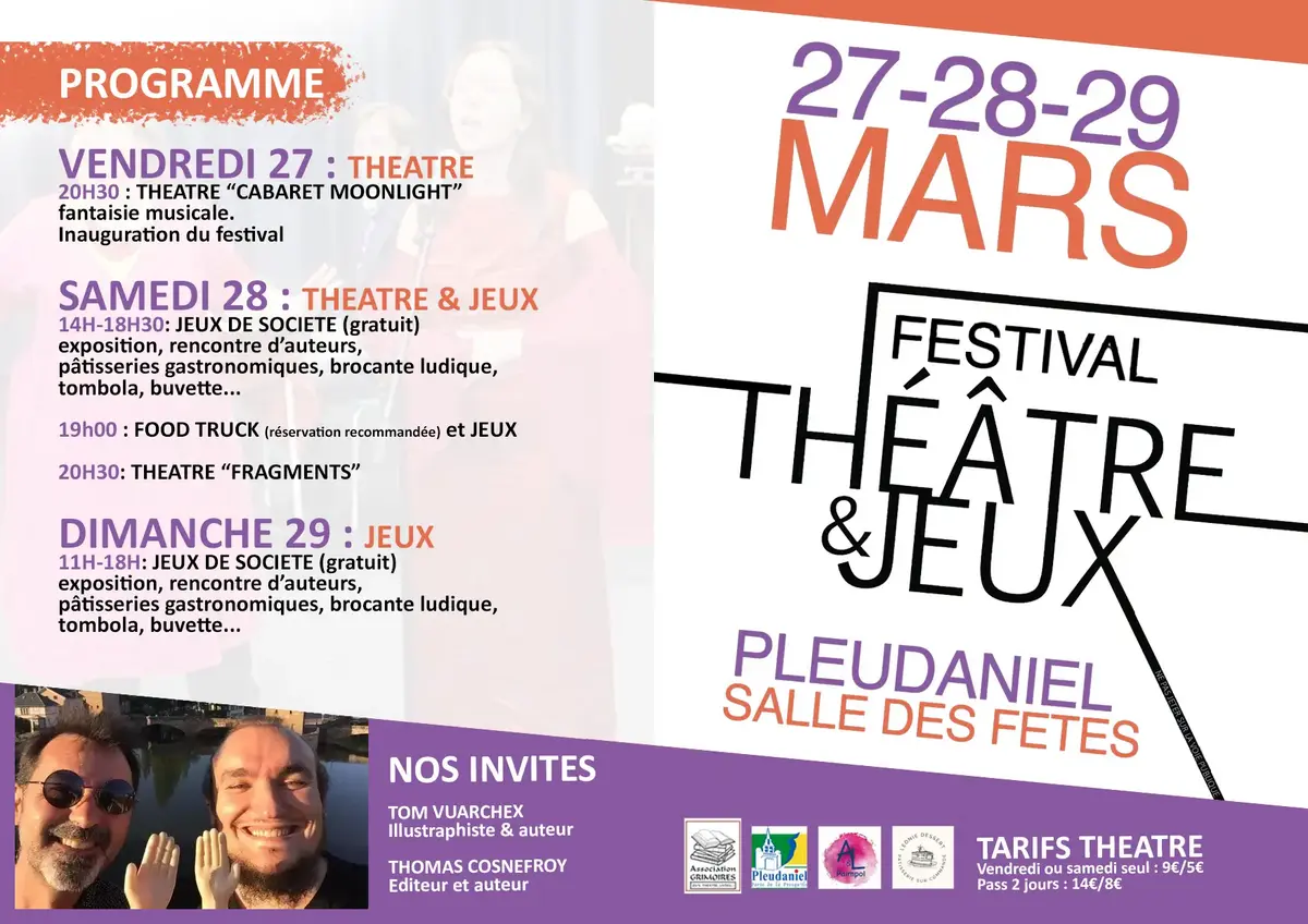 Affiche officielle Théâtre & jeux 2026