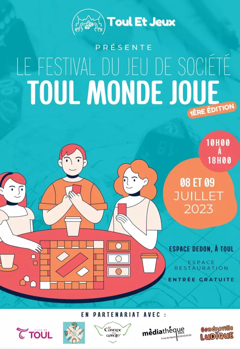 Affiche officielle Toul monde joue 2023