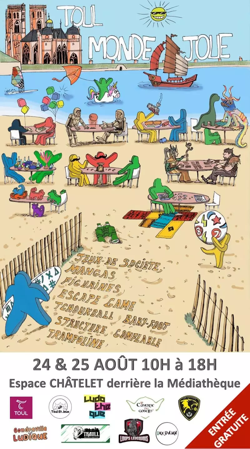 Affiche officielle Toul monde joue 2024