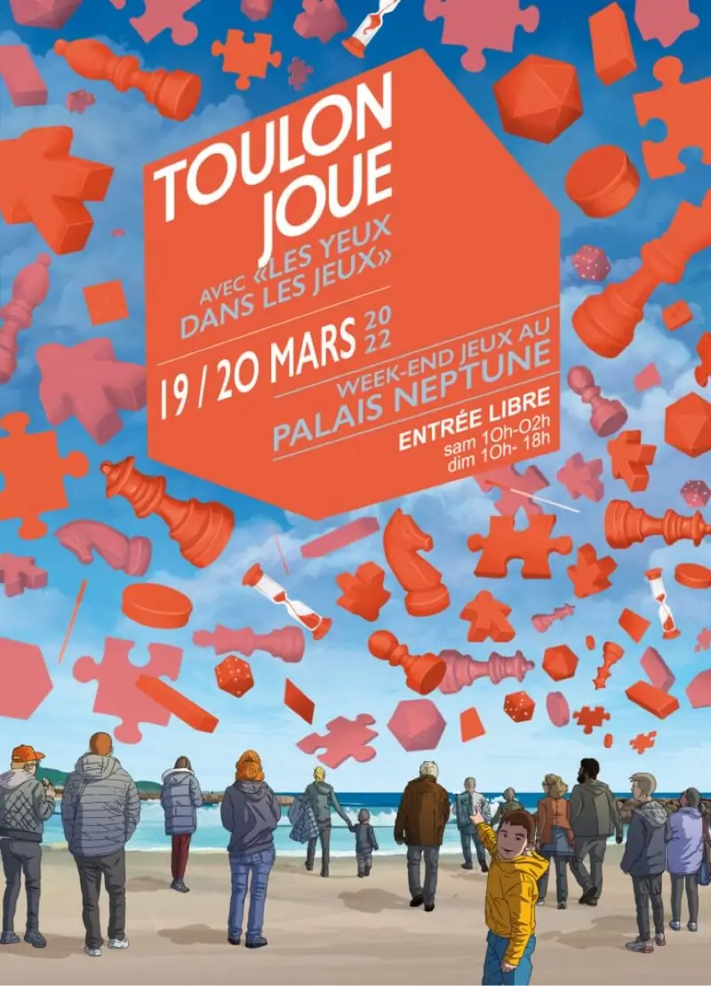 Affiche officielle Toulon joue 2022