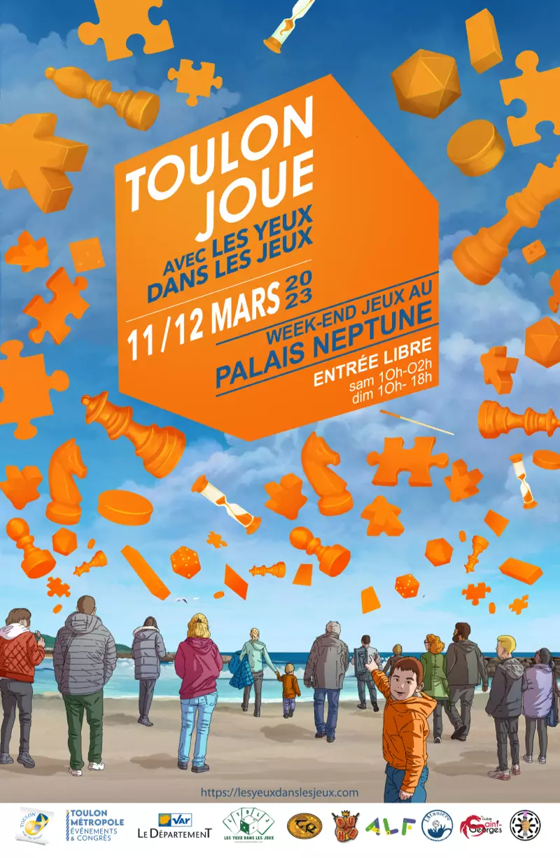 Affiche officielle Toulon joue 2023