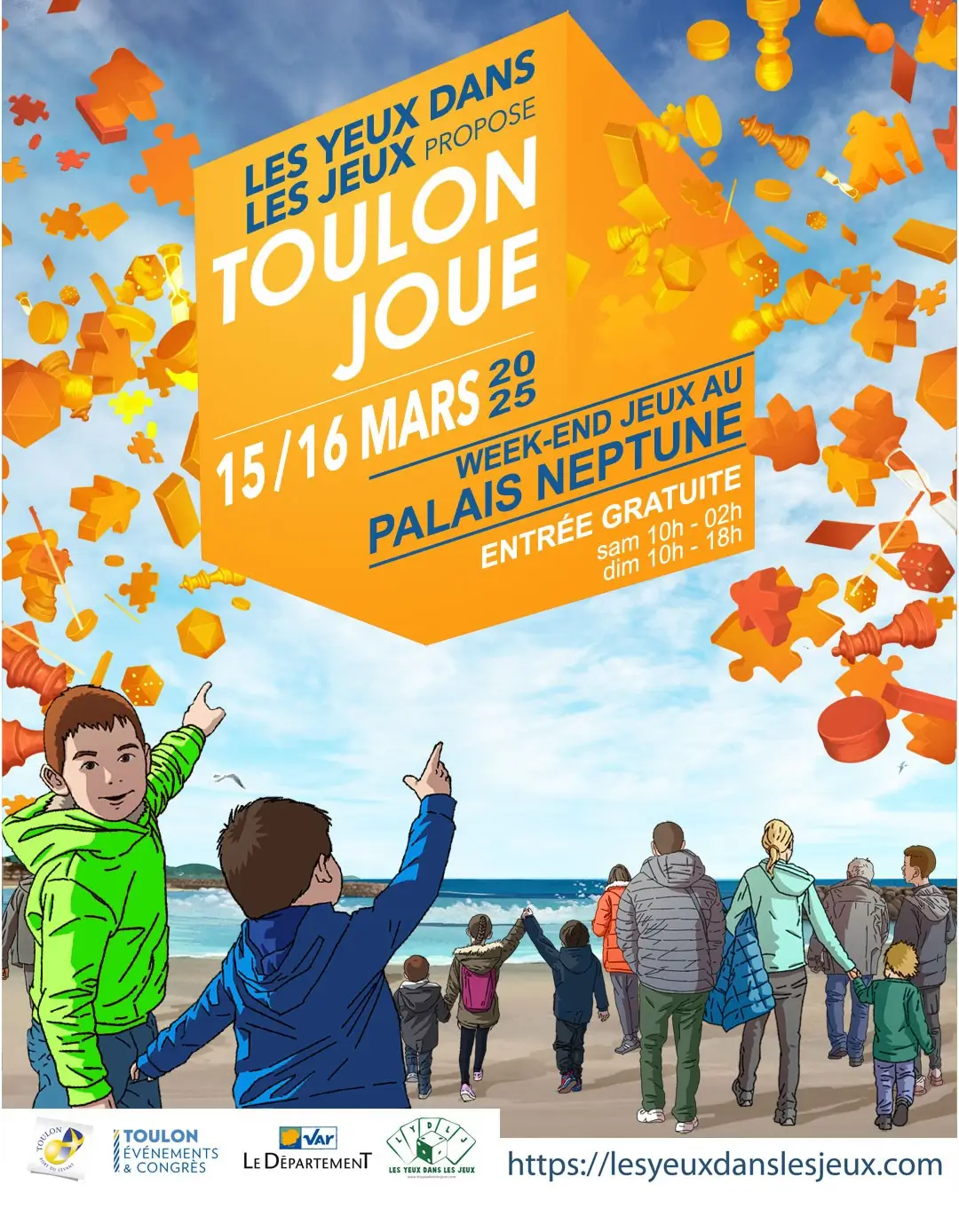 Affiche officielle Toulon joue 2025