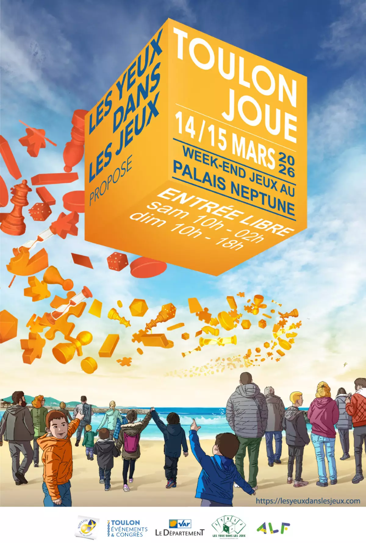 Official poster Toulon joue 2026