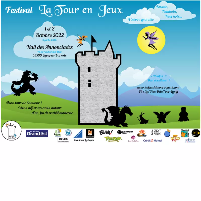 Affiche officielle La Tour en Jeux 2022