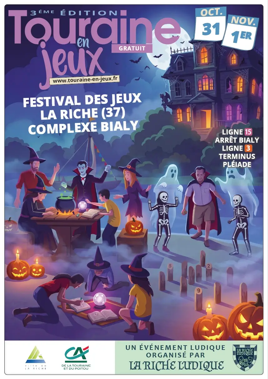 Affiche officielle Touraine en Jeux 2026