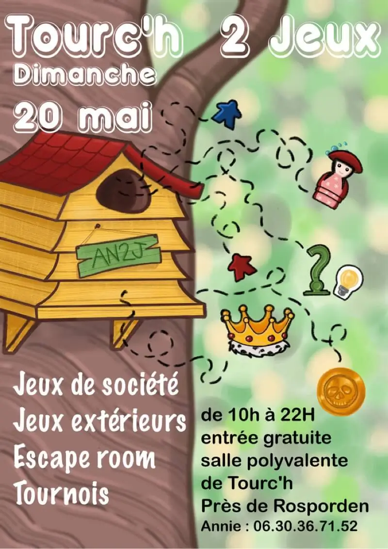 Affiche officielle Tourc'h De Jeux 2018