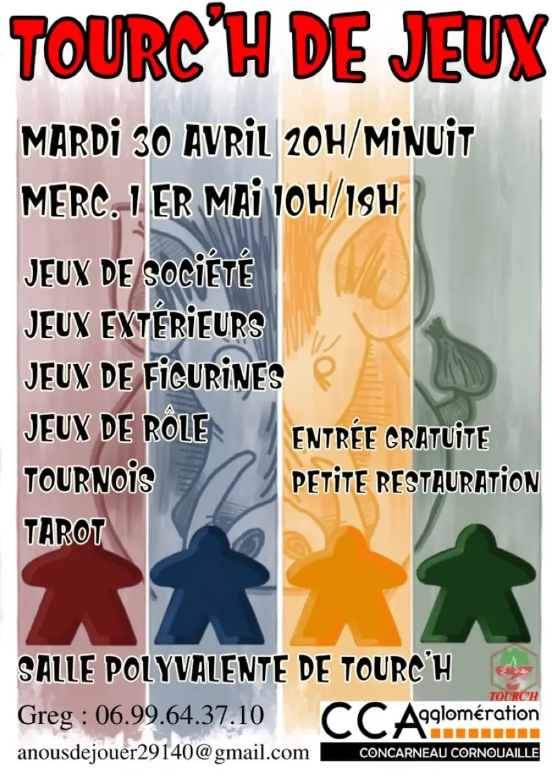 Affiche officielle Tourc'h De Jeux 2019