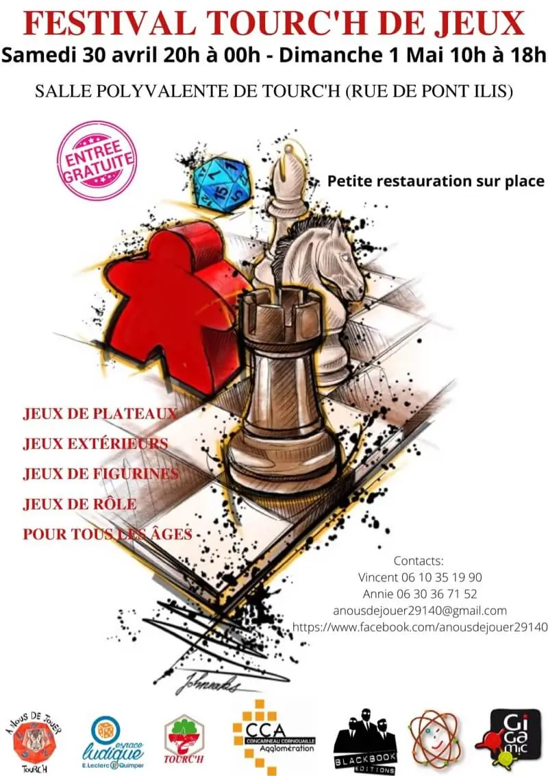 Affiche officielle Tourc'h De Jeux 2022