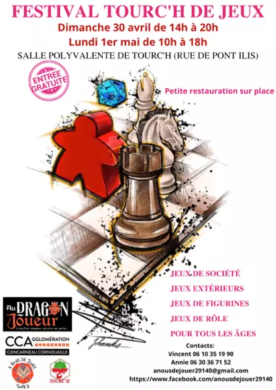 Affiche officielle Tourc'h De Jeux 2023