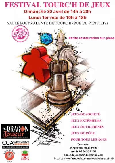 Official poster Tourc'h De Jeux 2023