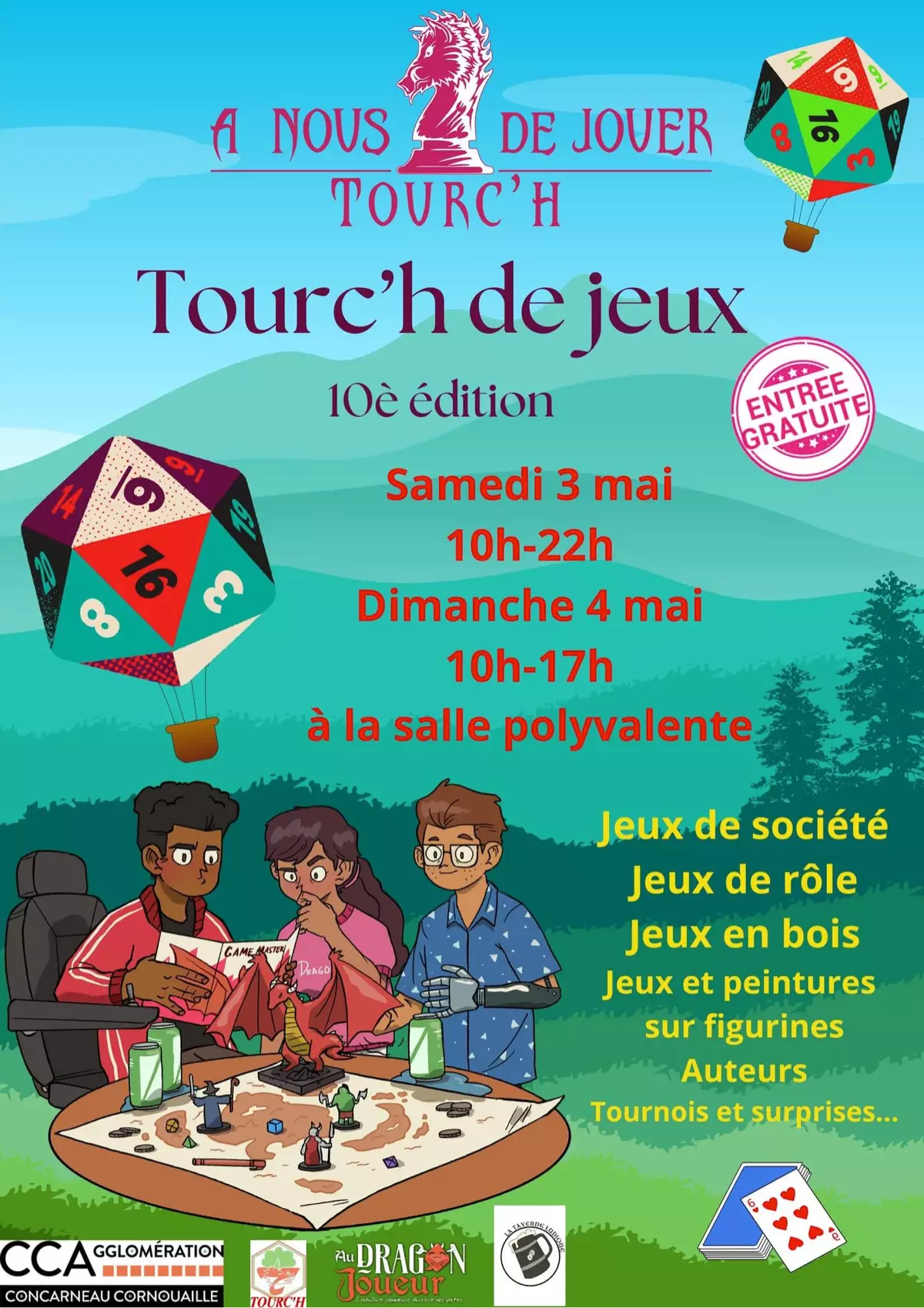 Affiche officielle Tourc'h De Jeux 2025