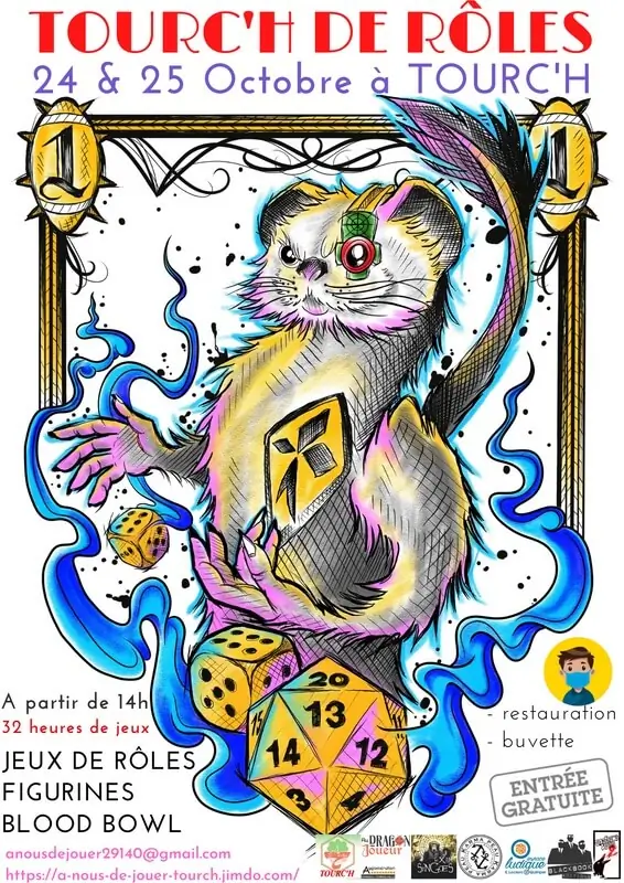 Affiche officielle Tourc'h De Rôles 2020