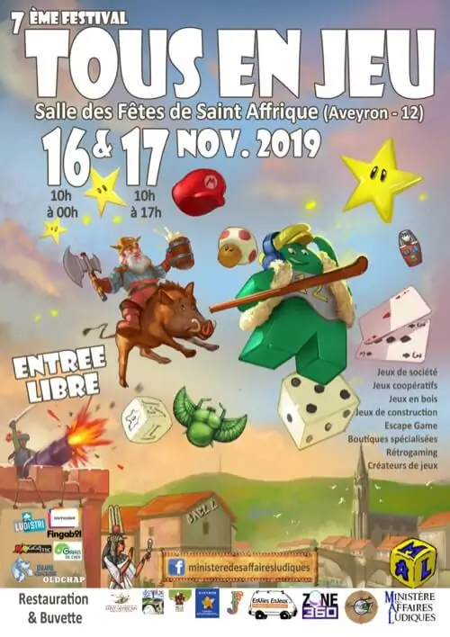 Affiche officielle Tous en jeu 2019