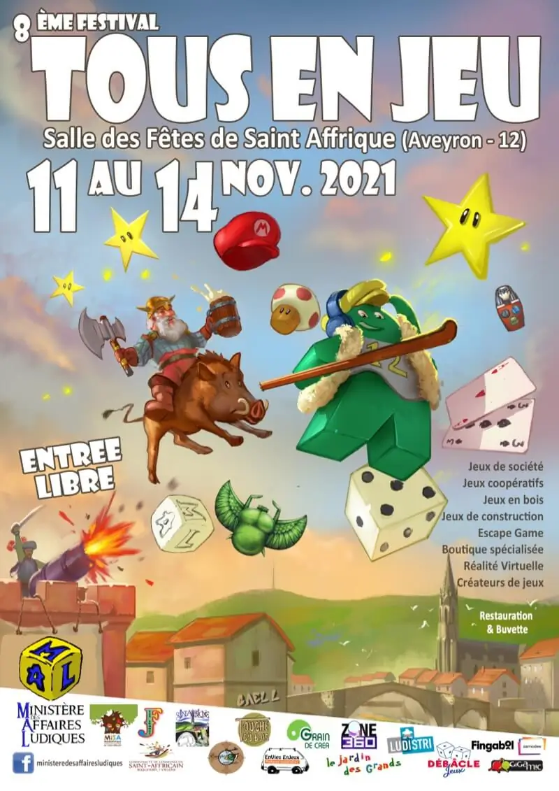 Affiche officielle Tous en jeu 2021