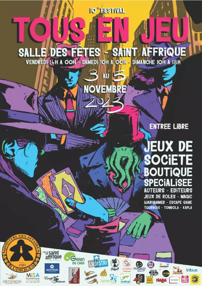 Affiche officielle Tous en jeu 2023