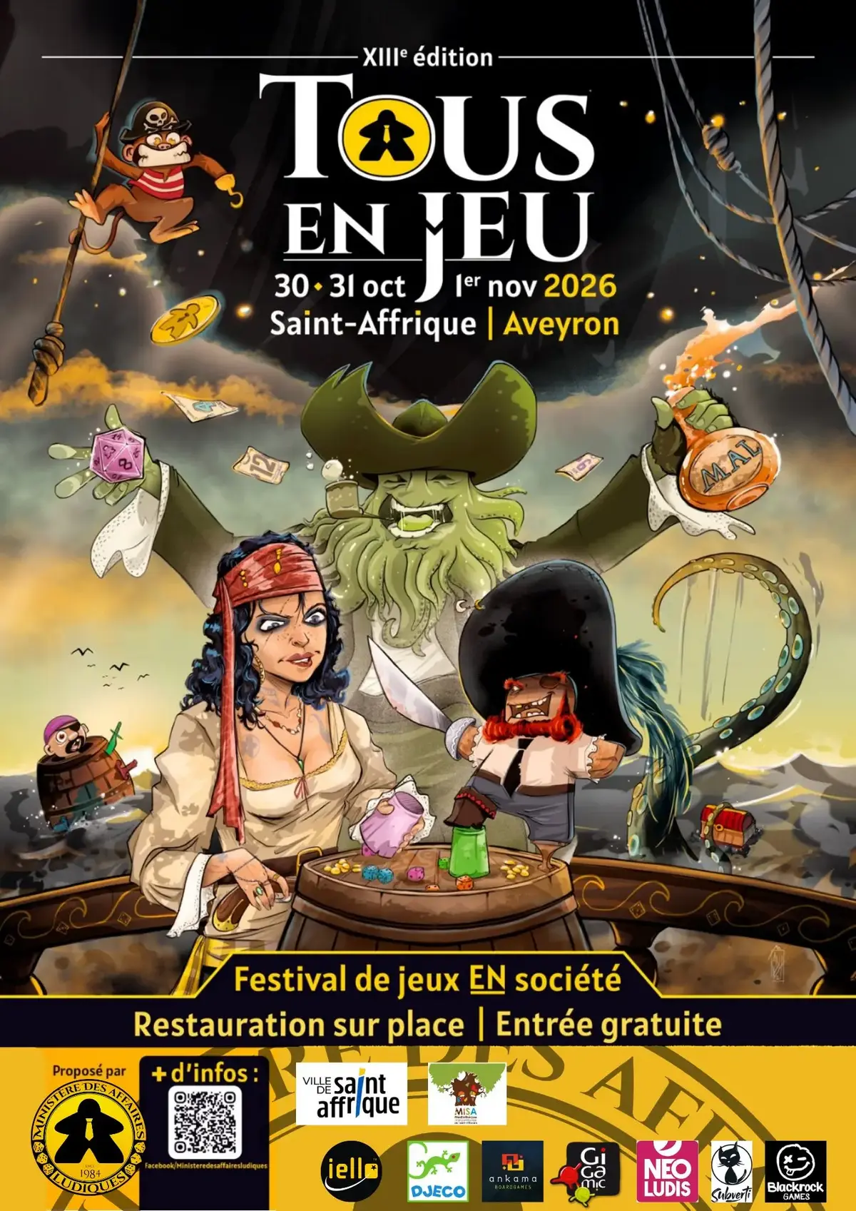 Affiche officielle Tous en jeu 2026
