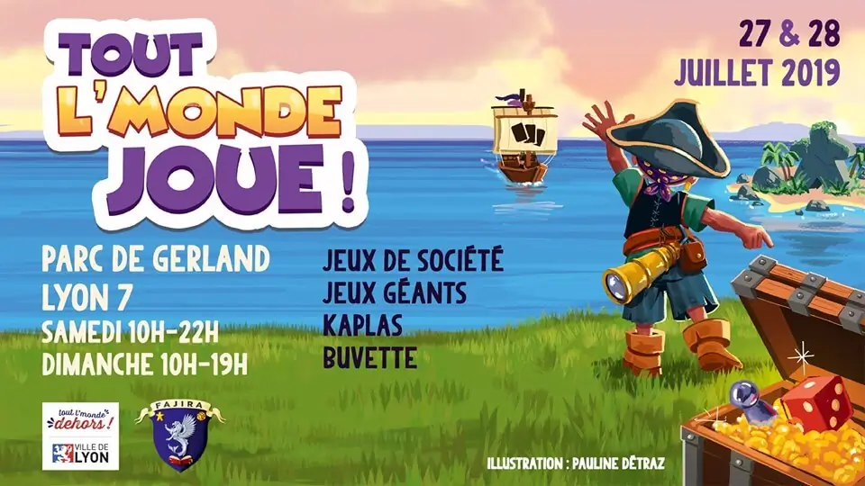 Official poster Tout l'Monde Joue! 2019