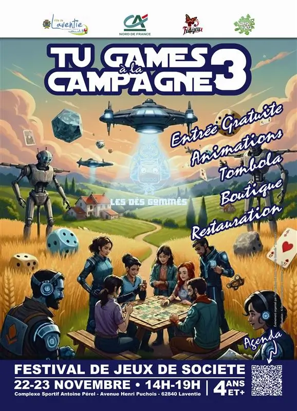 Affiche officielle Tu Games à la campagne 2025