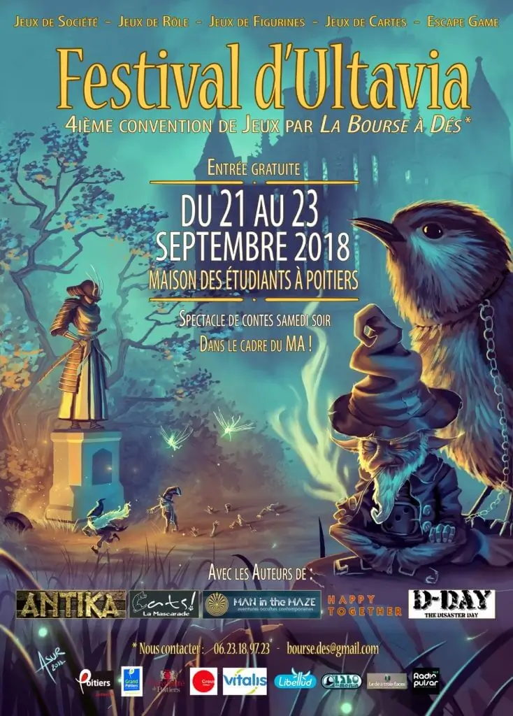 Affiche officielle Festival d'Ultavia 2018
