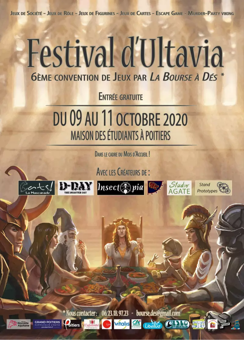Affiche officielle Festival d'Ultavia 2020