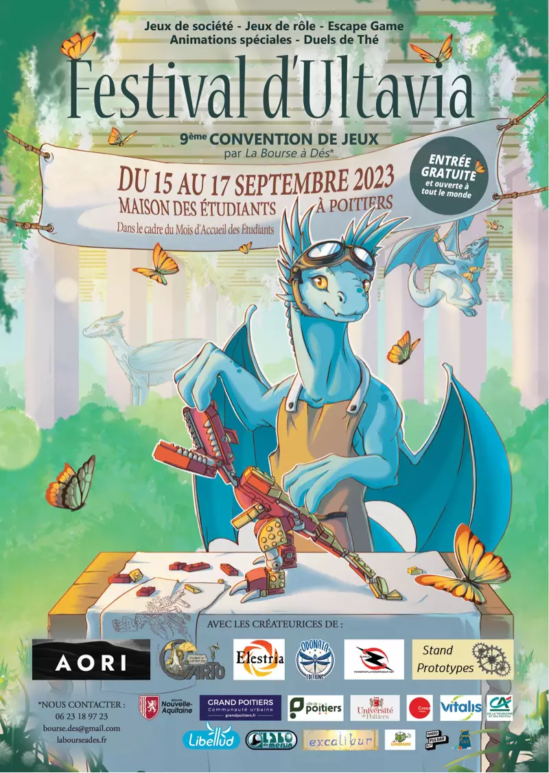 Official poster Festival d'Ultavia 2023