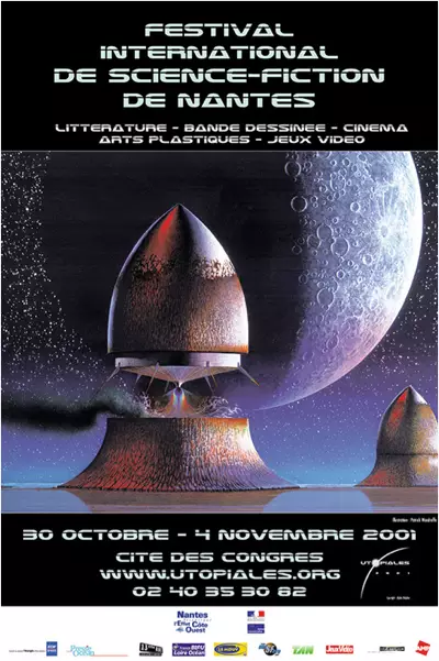 Affiche officielle Utopiales 2001