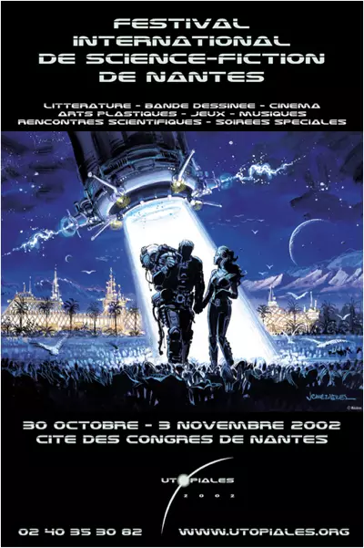 Affiche officielle Utopiales 2002