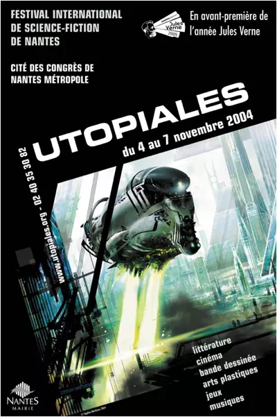 Affiche officielle Utopiales 2004