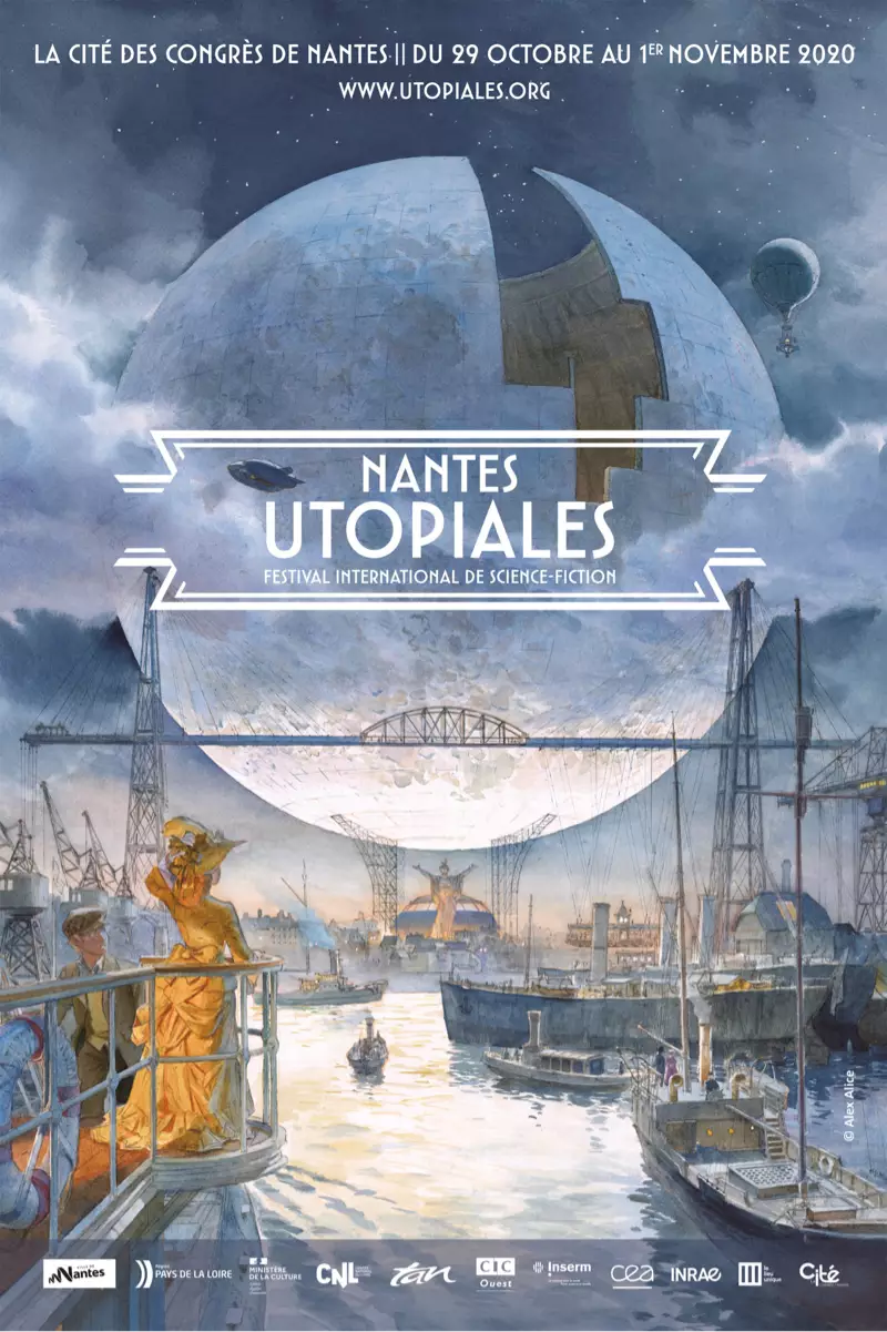 Affiche officielle Utopiales 2020