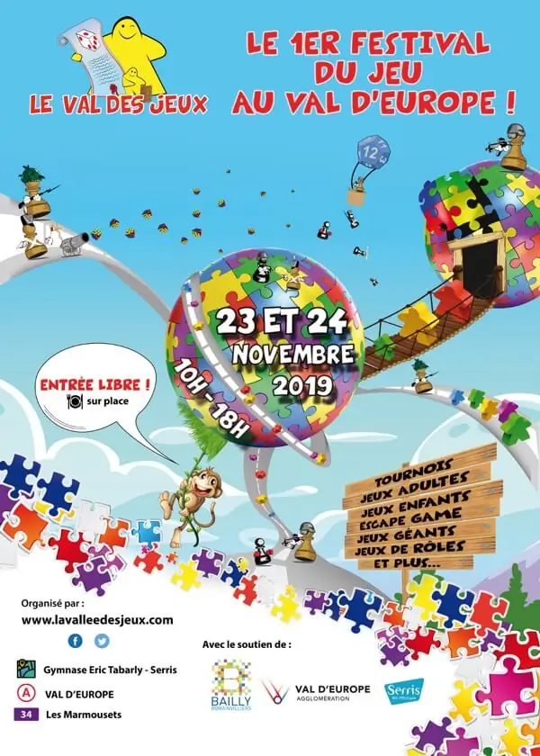 Affiche officielle Le Val des Jeux 2019