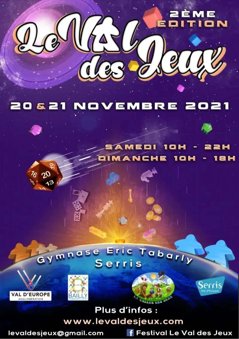 Affiche officielle Le Val des Jeux 2021